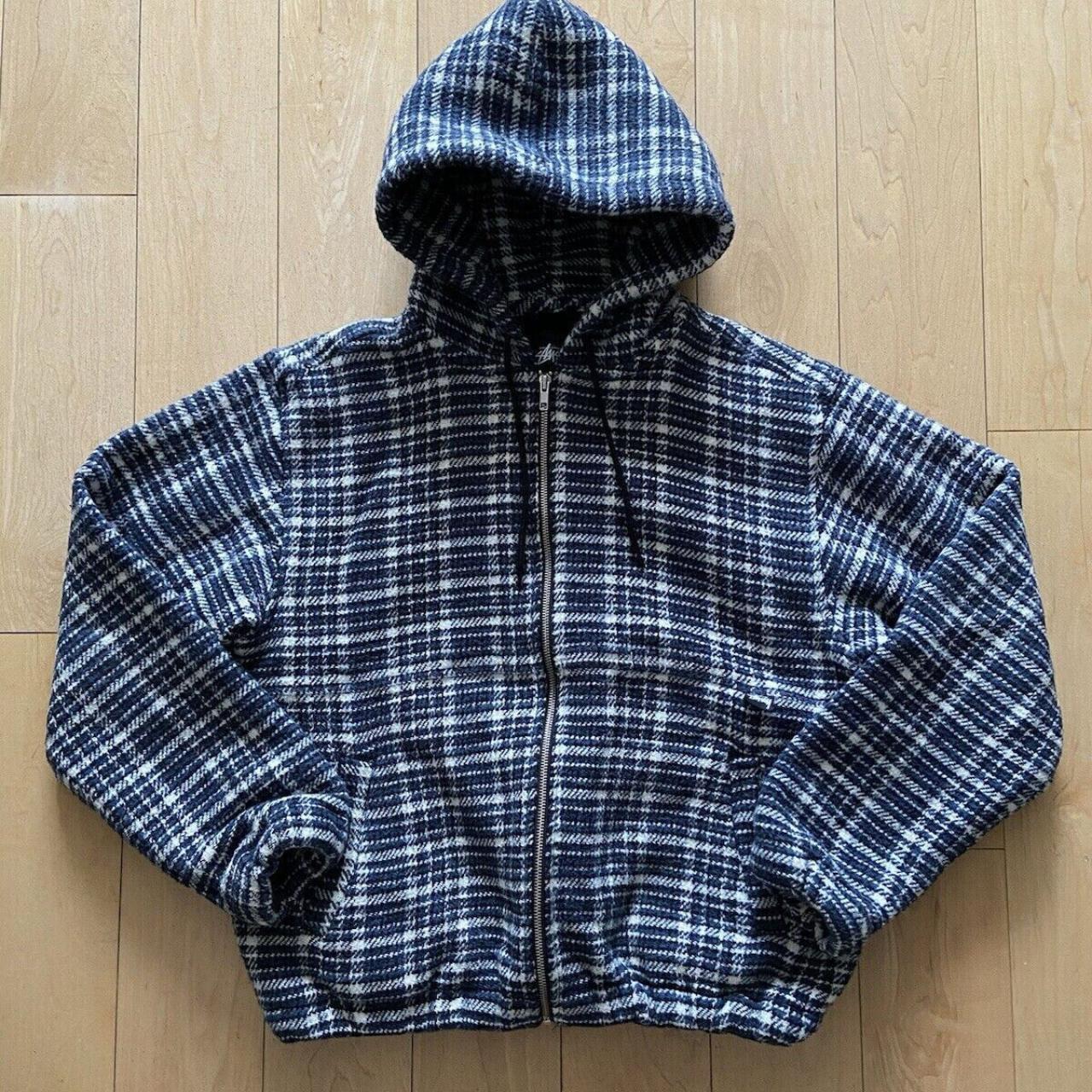 Stussy work-jacket - Depop Stussy work-jacket - Depop