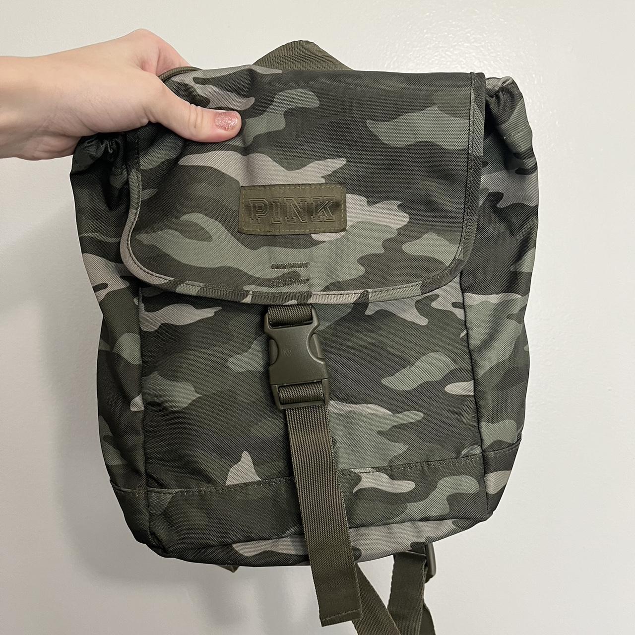 Mini camo clearance backpack from pink