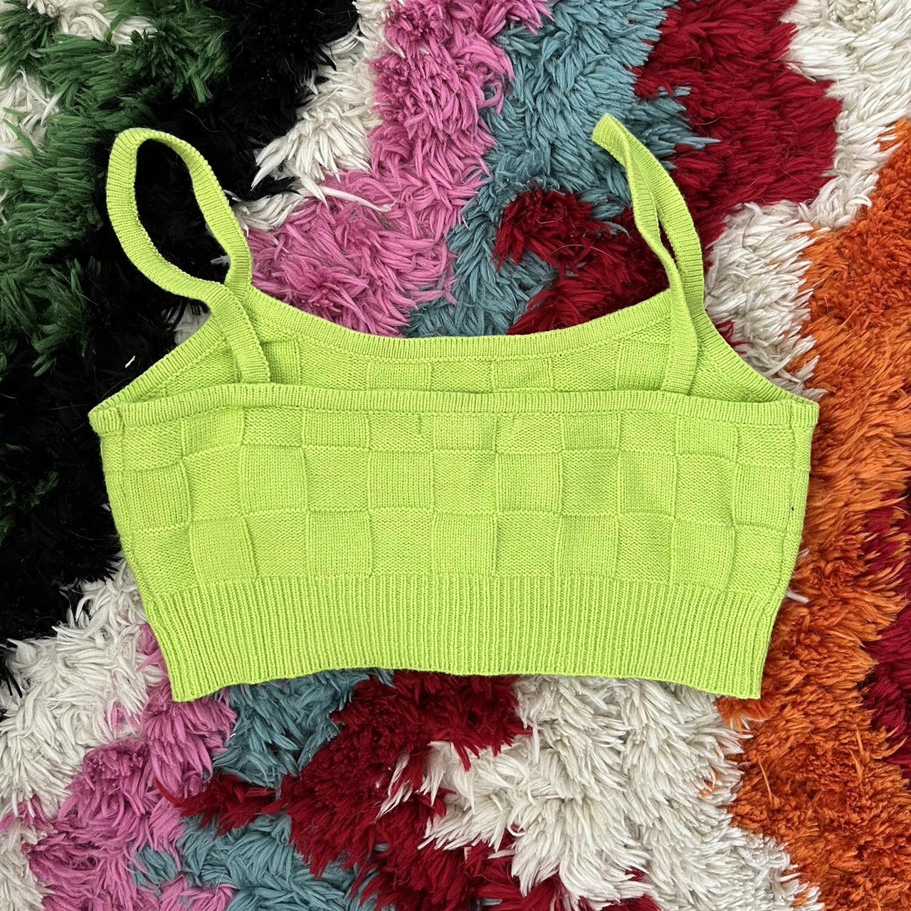 Emory Park Women's Green Crop-top | Depop