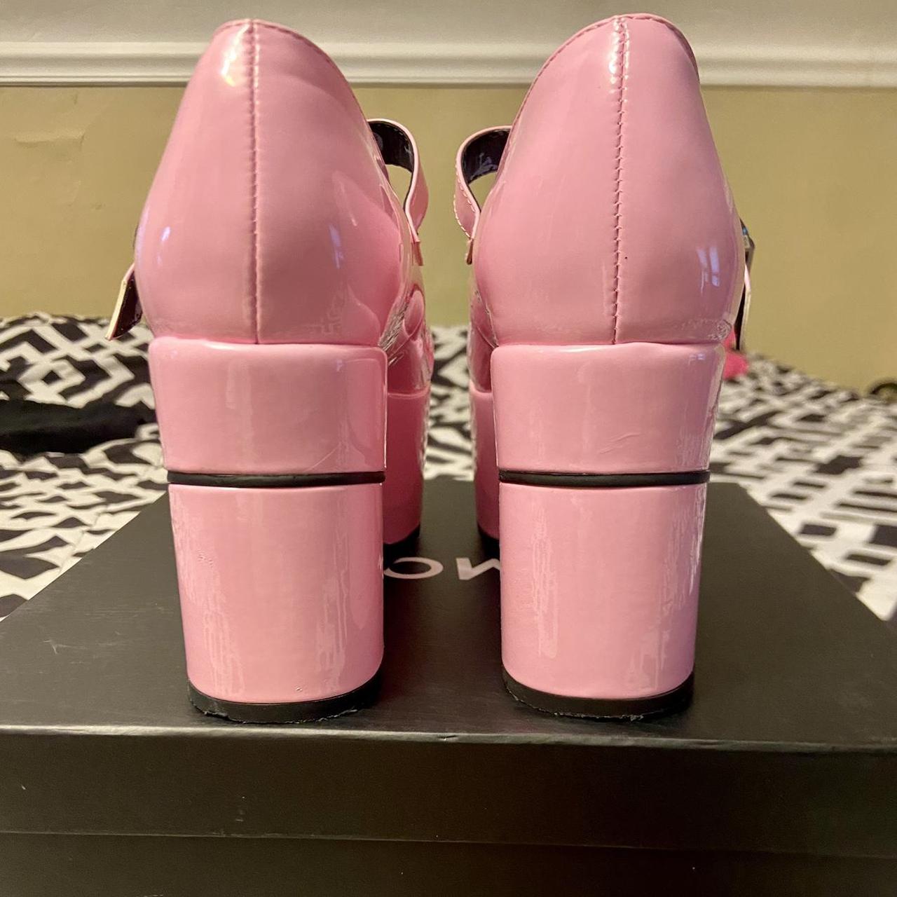 dolls kill pink platforms