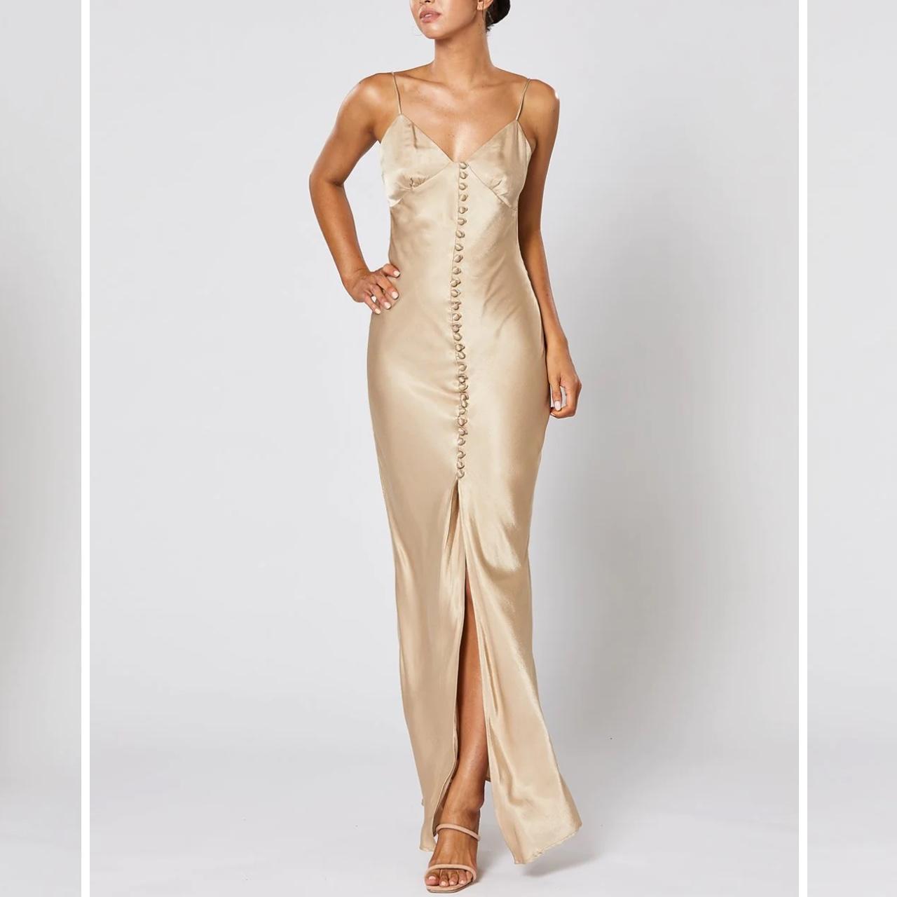 Winona Zola Dress GOLD Size 8 No longer available... - Depop