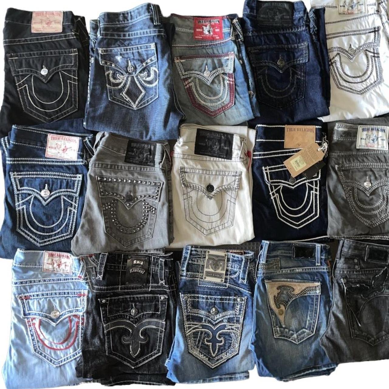 True religion jeans, robins jeans, affliction jeans,... - Depop