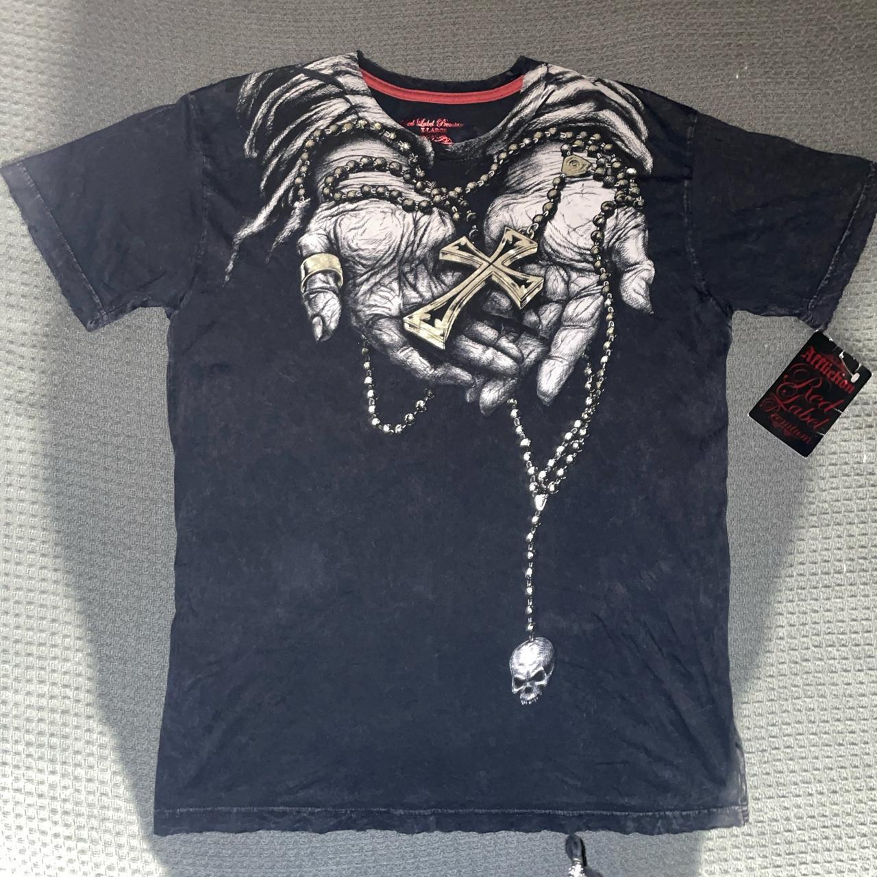 Affliction signature series ozzy osbourne tshirt... - Depop