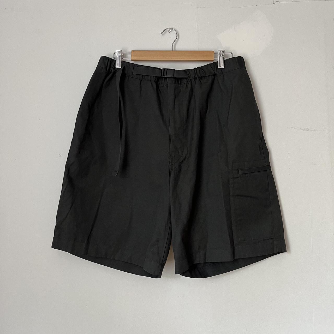 UNIQLO U wide climber shorts dark grey color tagged... Depop