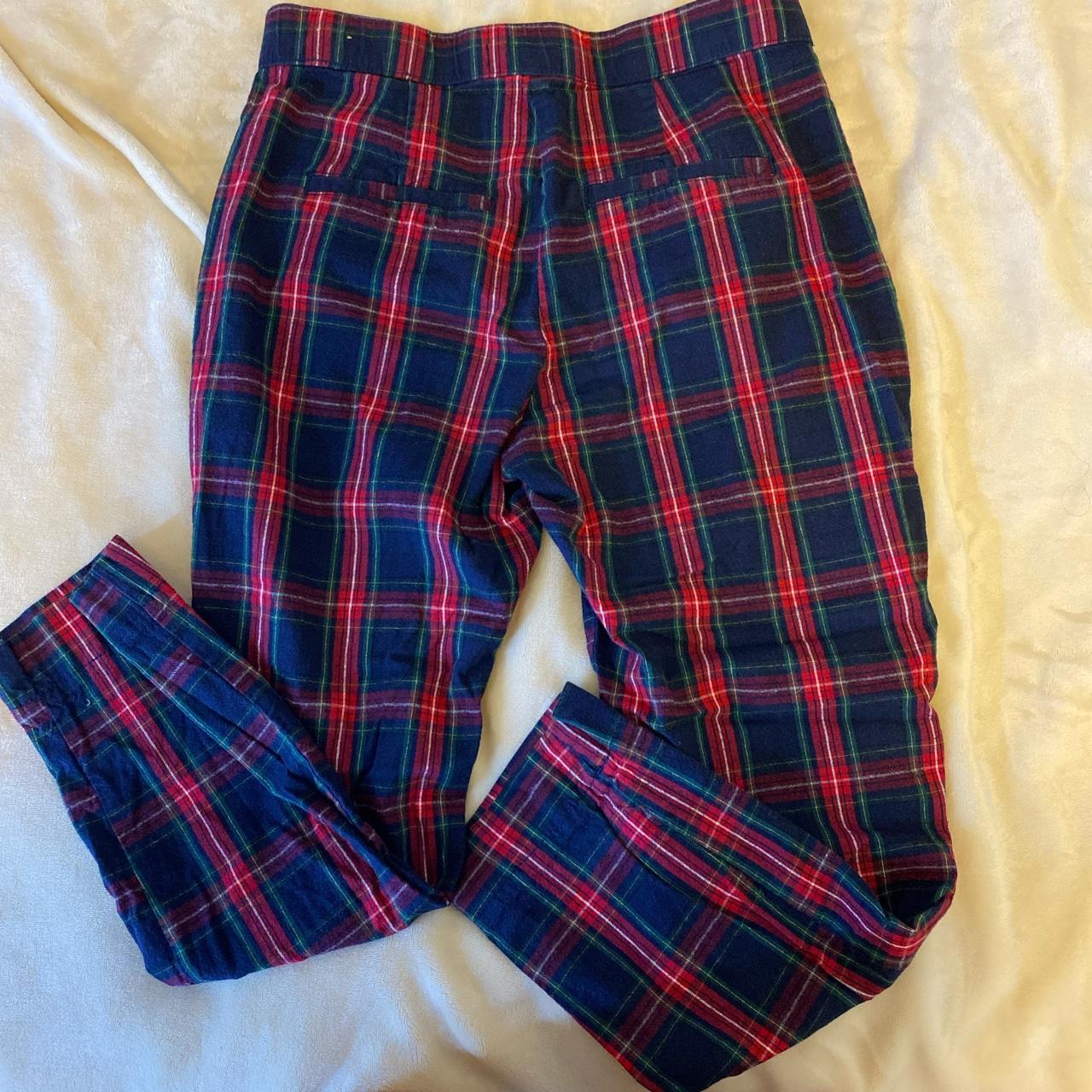 Green plaid hot sale pants hollister