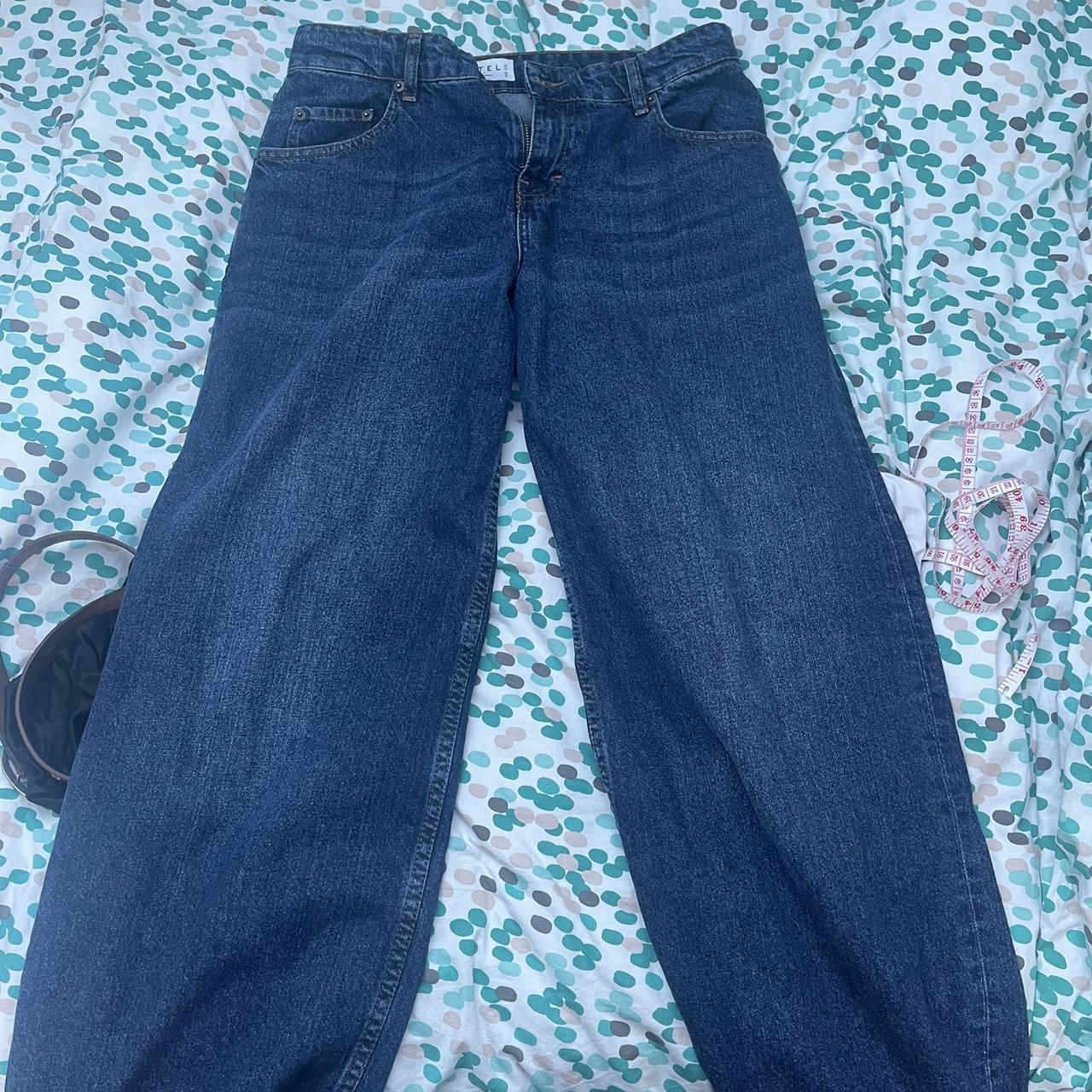 MOTEL X JACQUIE ROOMY EXTRA WIDE LOW RISE JEANS IN... Depop