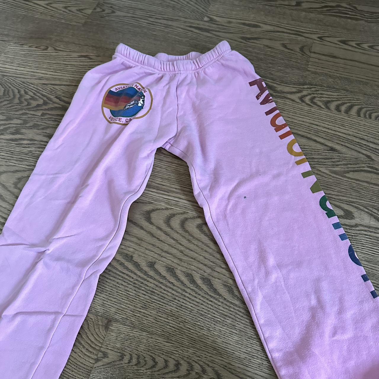 Aviator Nation Women's Pink Joggers-tracksuits
