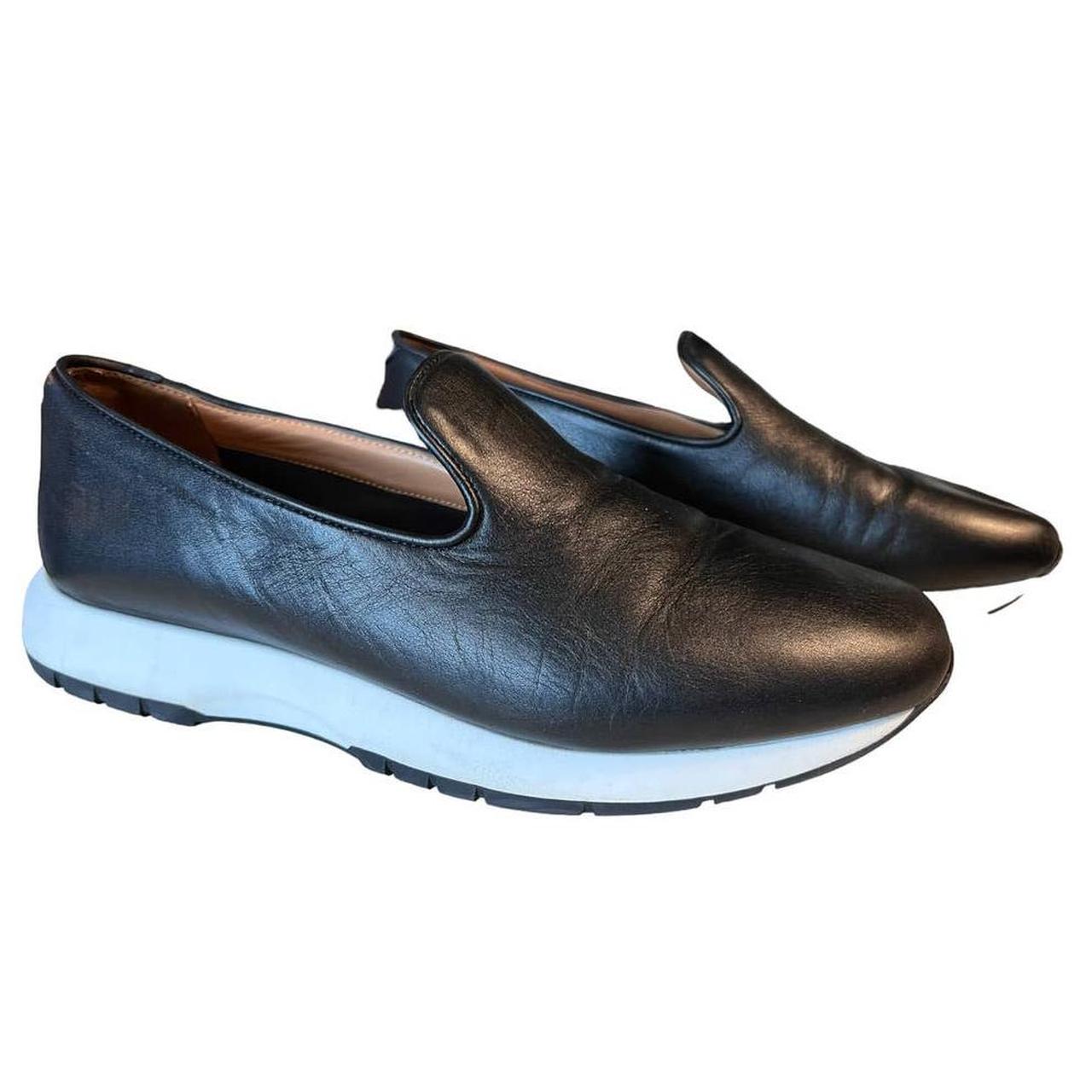 Aquatalia Karsyn Leather Slip On Sneakers Loafers Depop