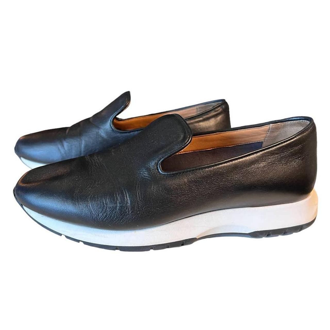 Aquatalia Karsyn Leather Slip On Sneakers Loafers