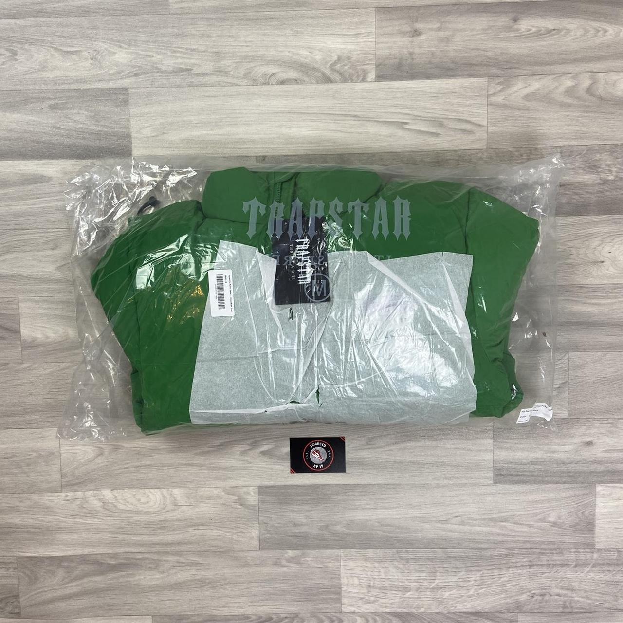 Trapstar Hyperdrive Puffer Jacket Green/Black... Depop