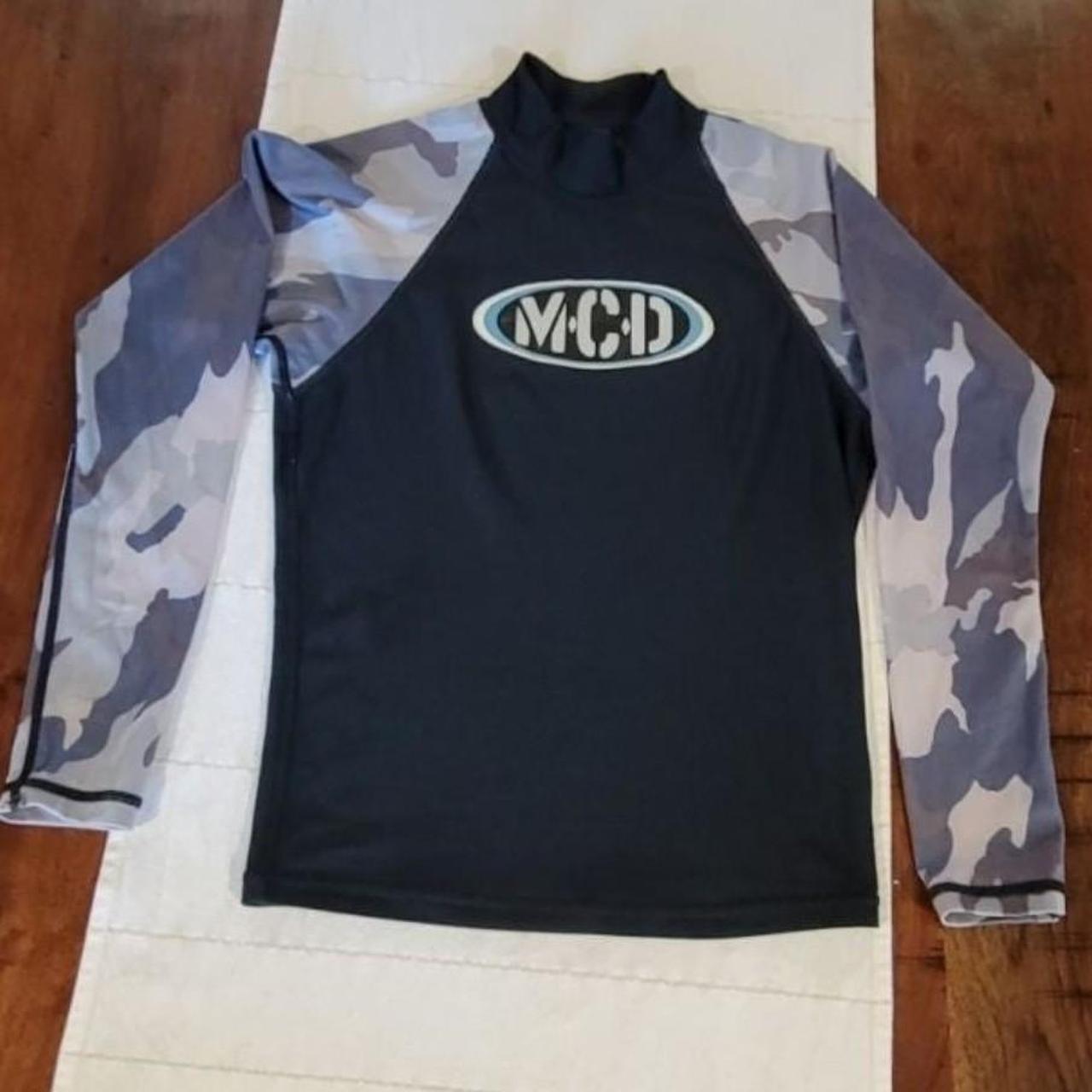 90s Vintage MCD store Long Sleeved Rash Guard