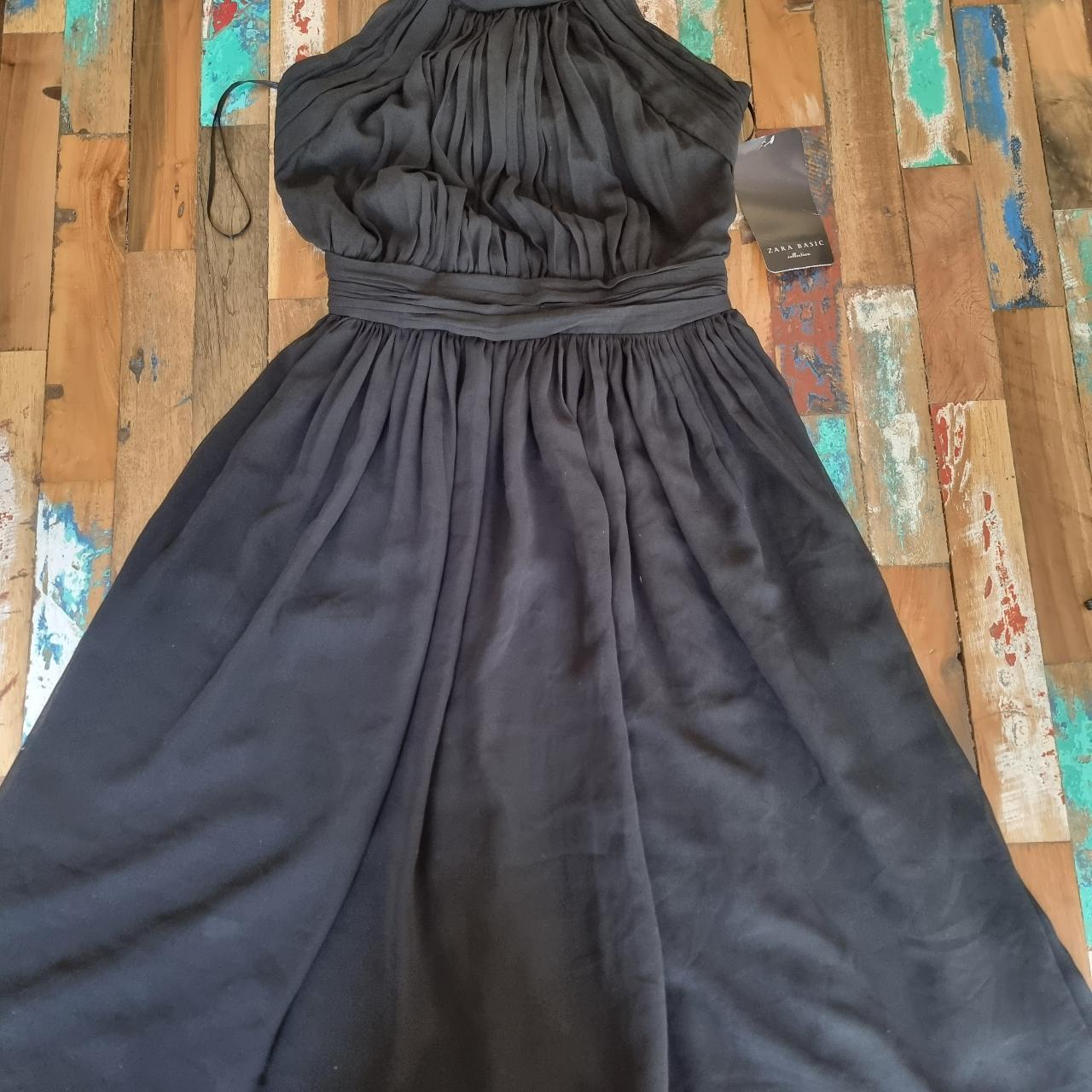 Zara Midi Greek Rope Dress XS 6 Open back backless... Depop