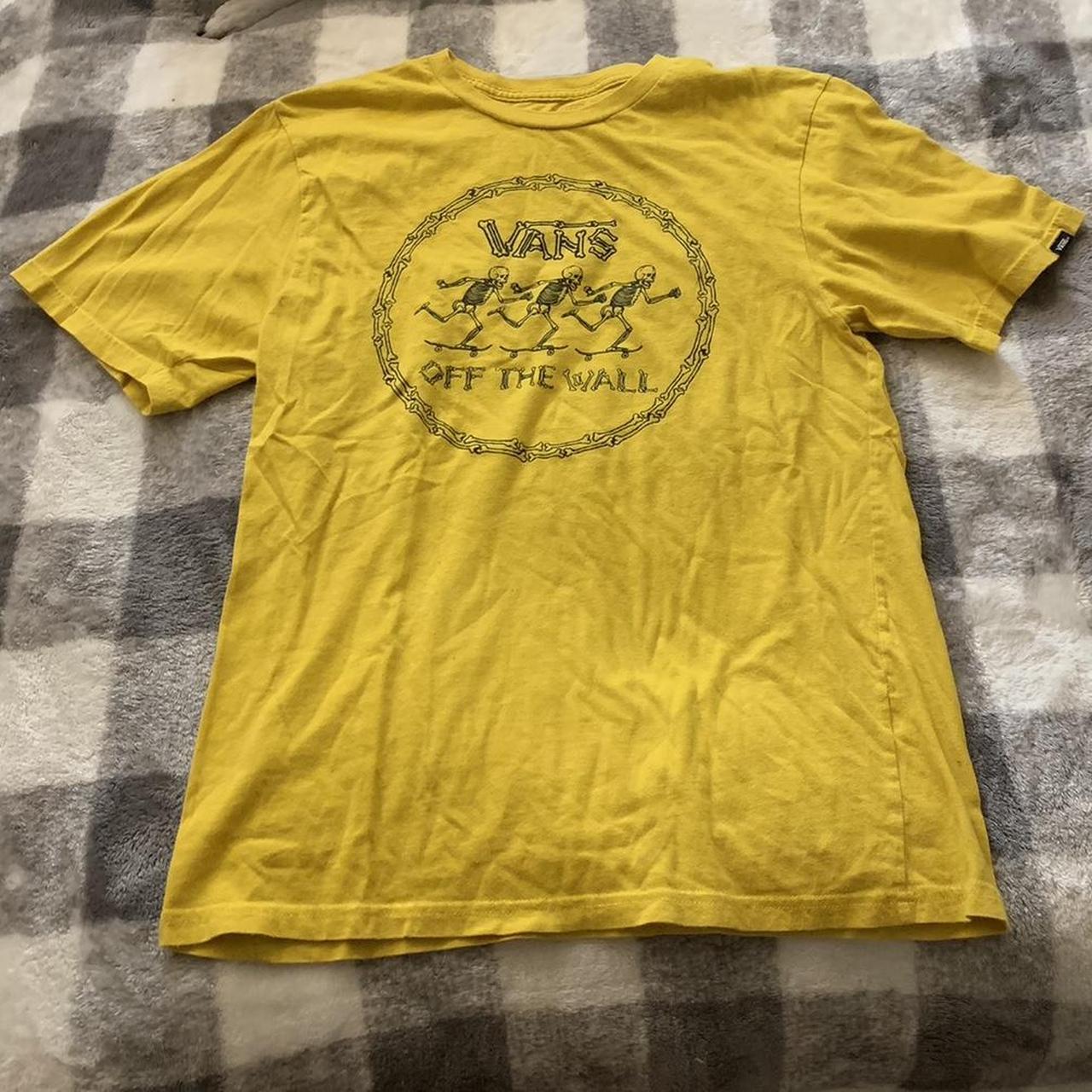 Mustard yellow hot sale vans shirt