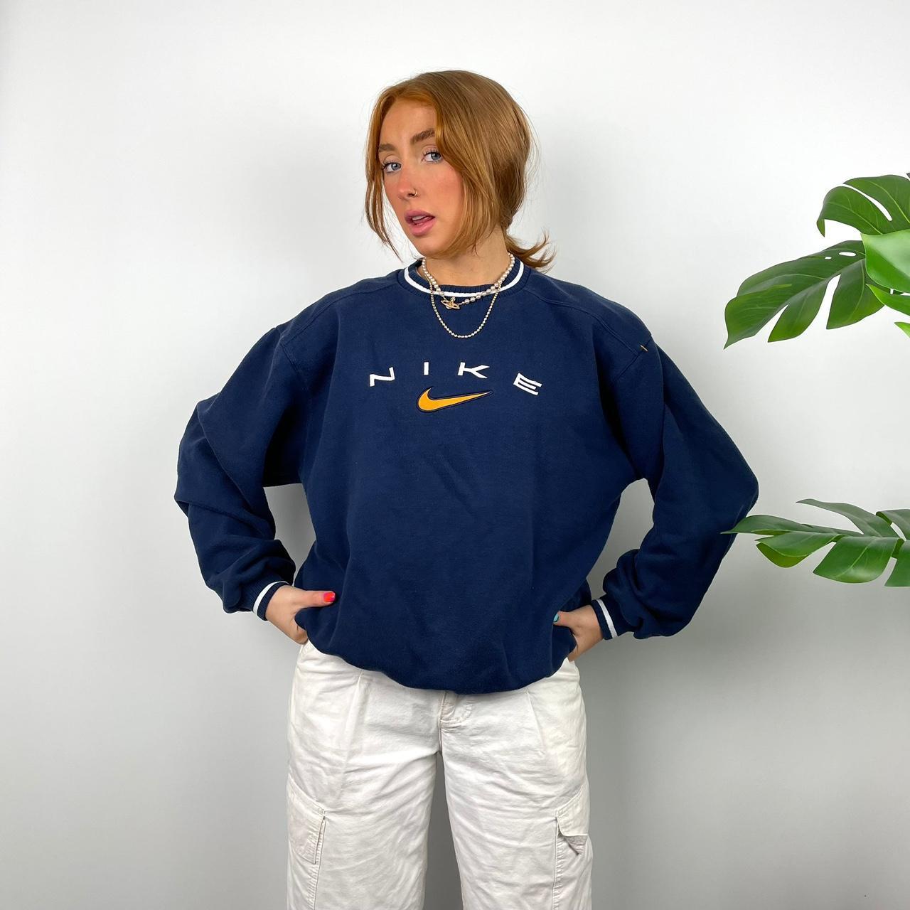 womens navy nike sweatshirt