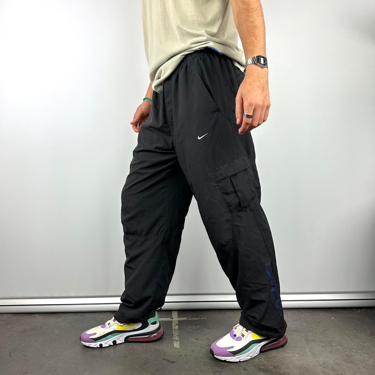 Nike flare joggers Stitched Nike Embroidery down - Depop