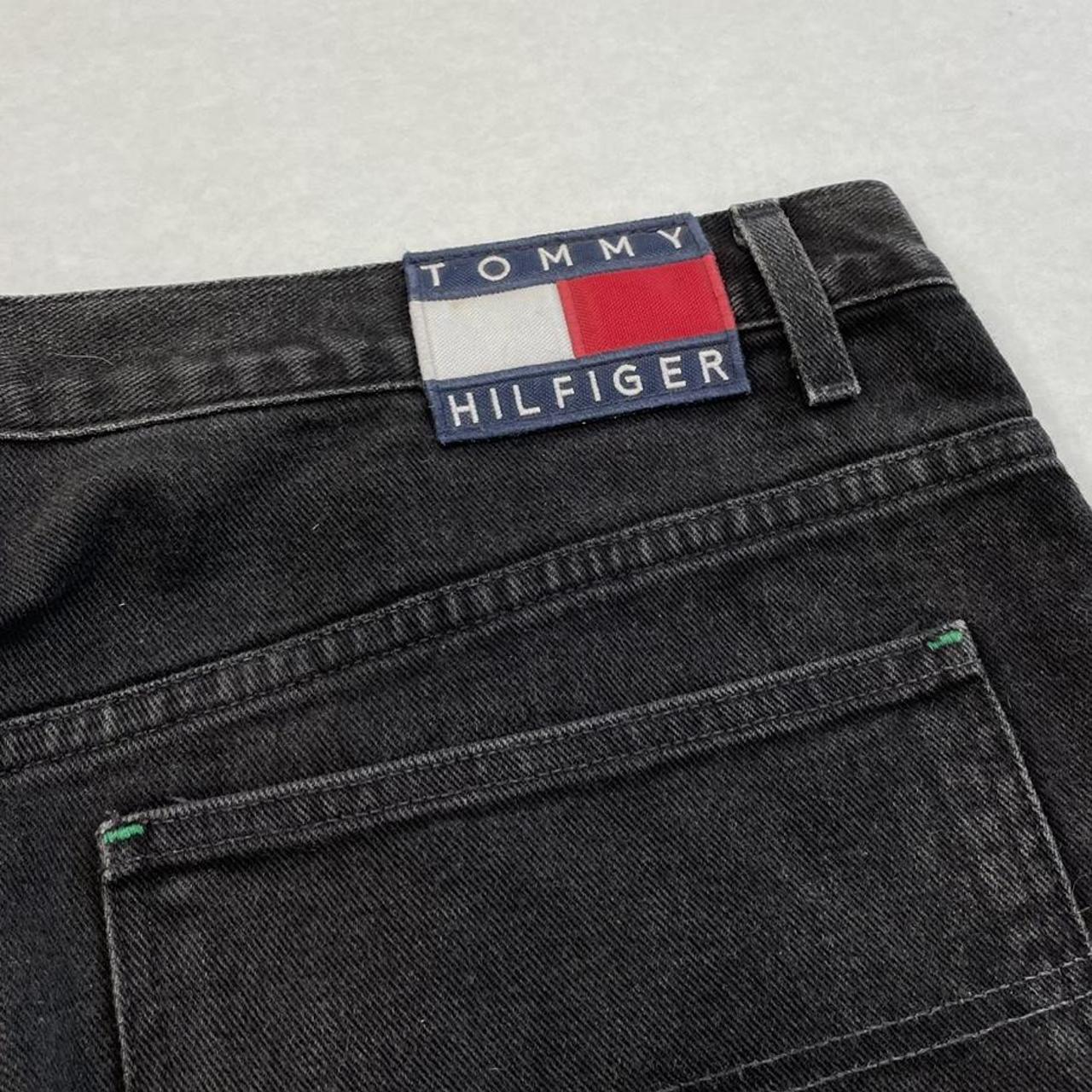 Vtg Tommy Hilfiger Carpenter Jeans 40 x 32 Black... - Depop
