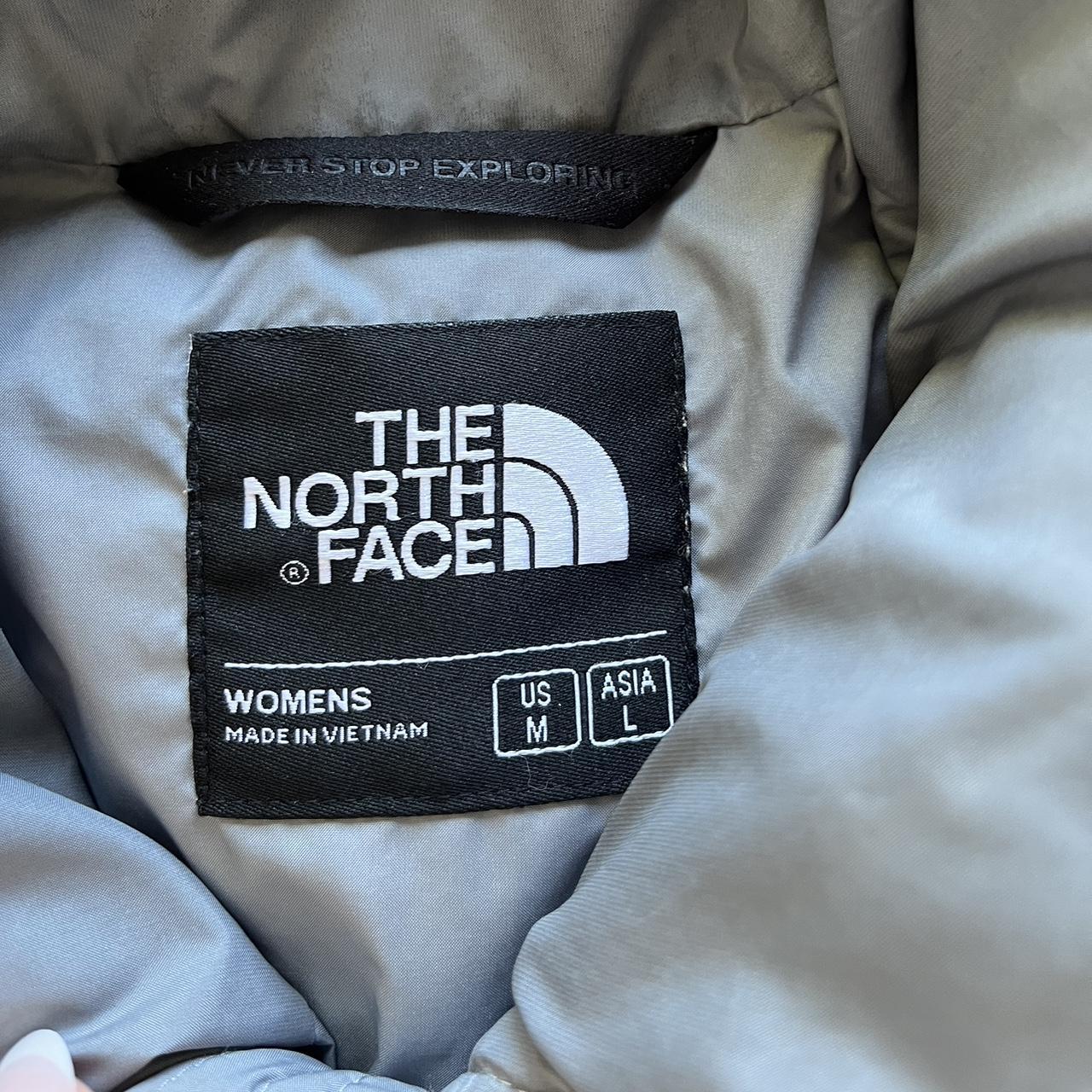 🤍 Selling White North Face puffer jacket - Size... - Depop