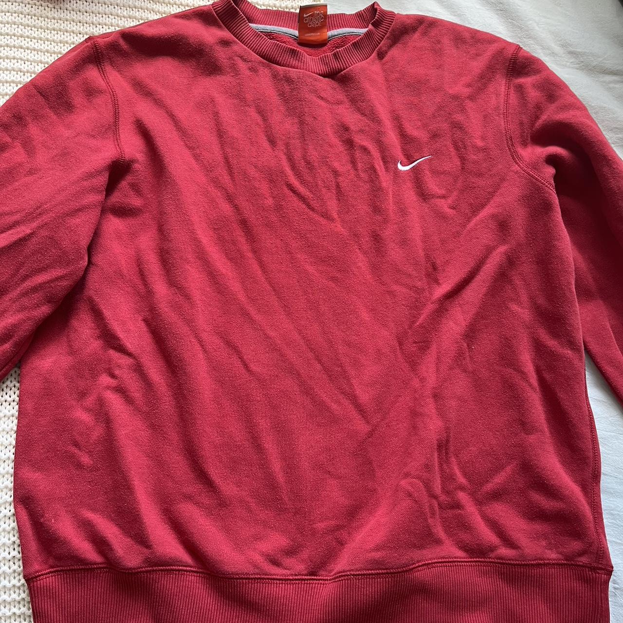 nike jumper red