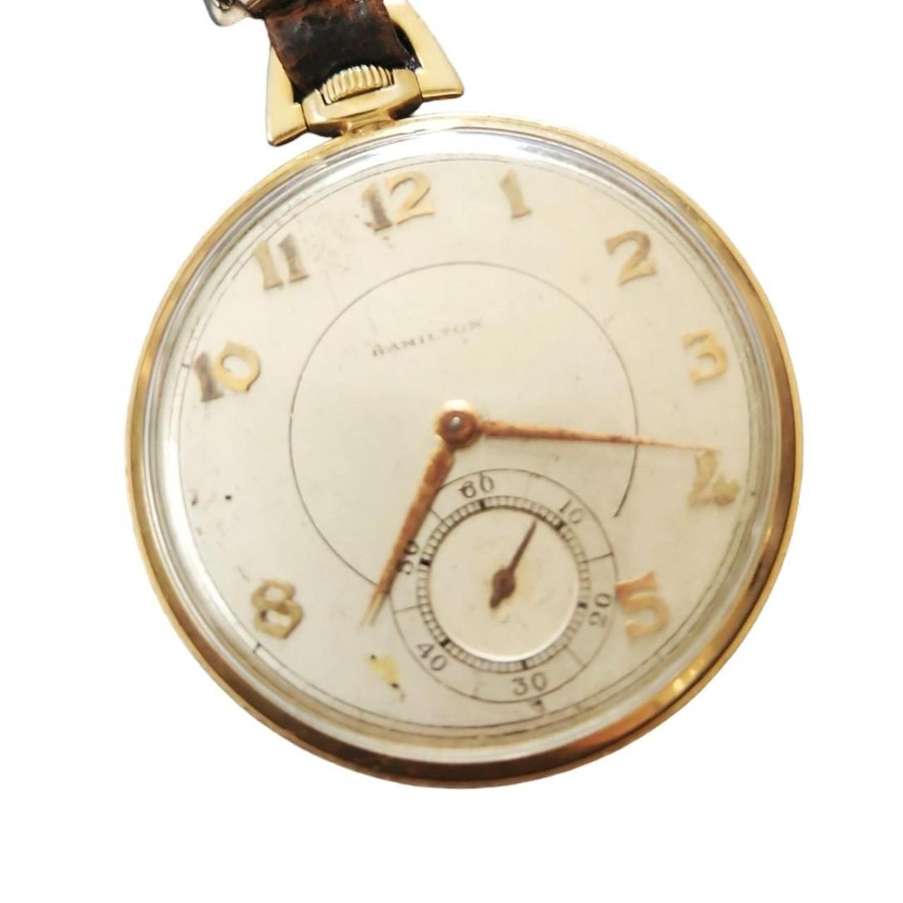 Hamilton Watch Company Men's Cream and Gold Watch (4)