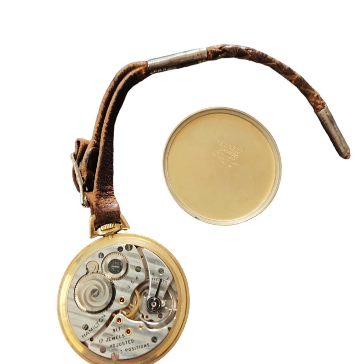 Hamilton Watch Company Men's Cream and Gold Watch (5)