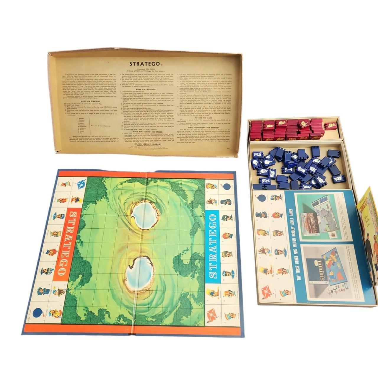 VTG Rare 1962 Stratego Board Game W/ Wooden Pieces... - Depop