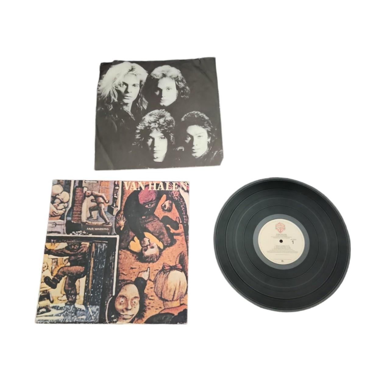 Van Halen - Fair Warning (Vinyl Record LP) 1981 First Pressing With In —
