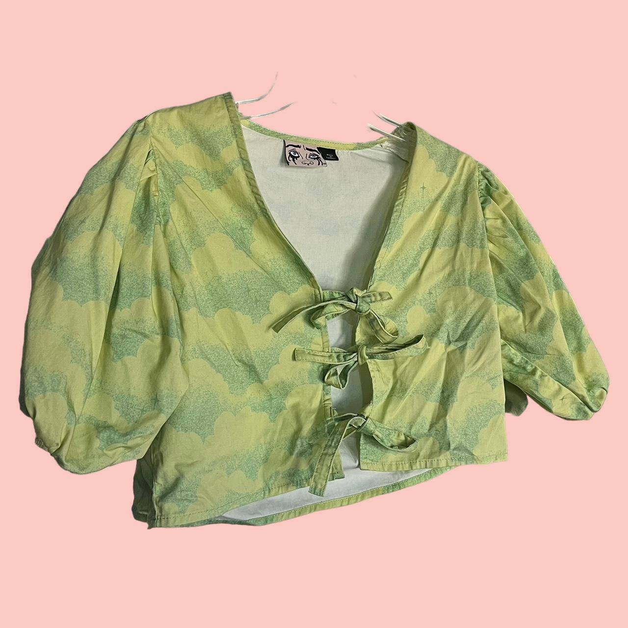 Lazy Oaf Women's Crop top - Green - 6 – Lazy Oaf … - image 1