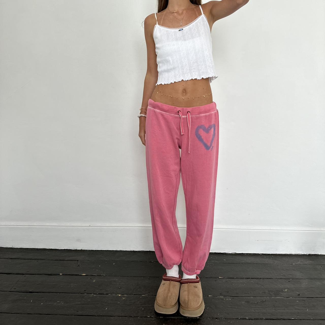 Victoria's Secret Pink Glitter Logo Band Yoga Legging Pant