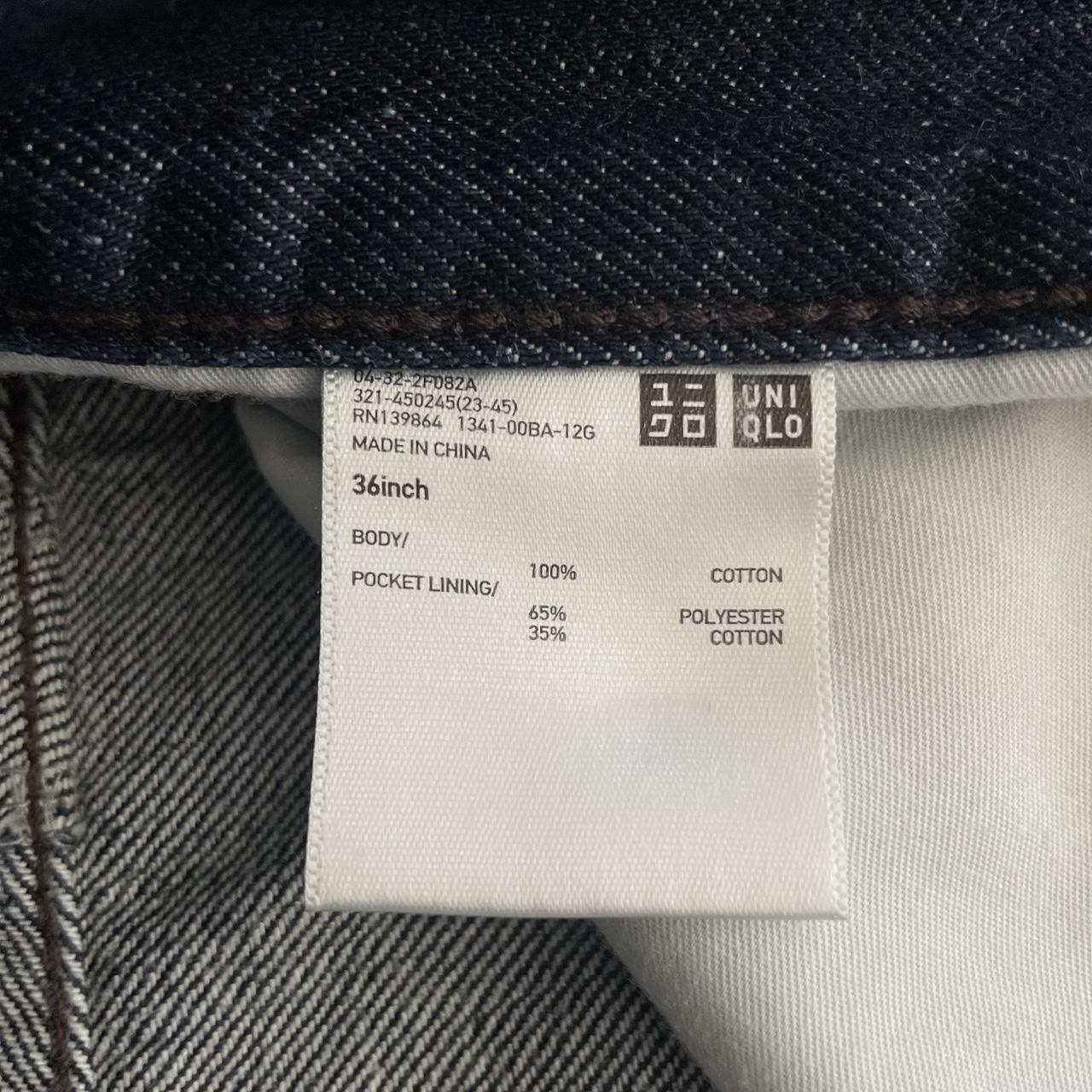 Uniqlo U-wide fit jeans. Size 36 X 29. Worn one time... - Depop