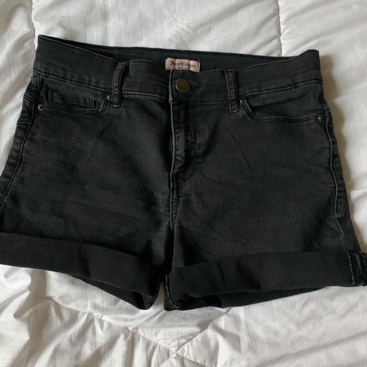 Juicy Couture Women's Black Shorts | Depop