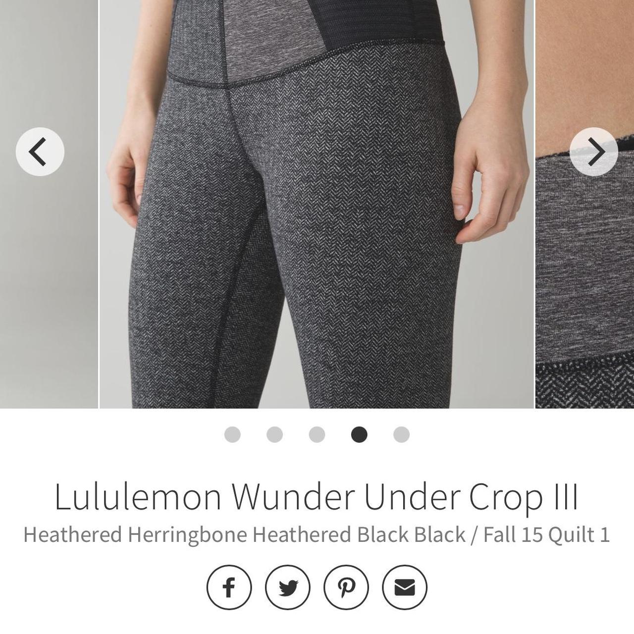 Lululemon Wunder Under Crop III, cropped fit - Depop