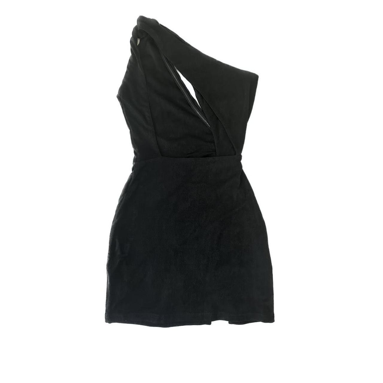 Black mini dress Wore 1x Off the shoulders Wraps - Depop