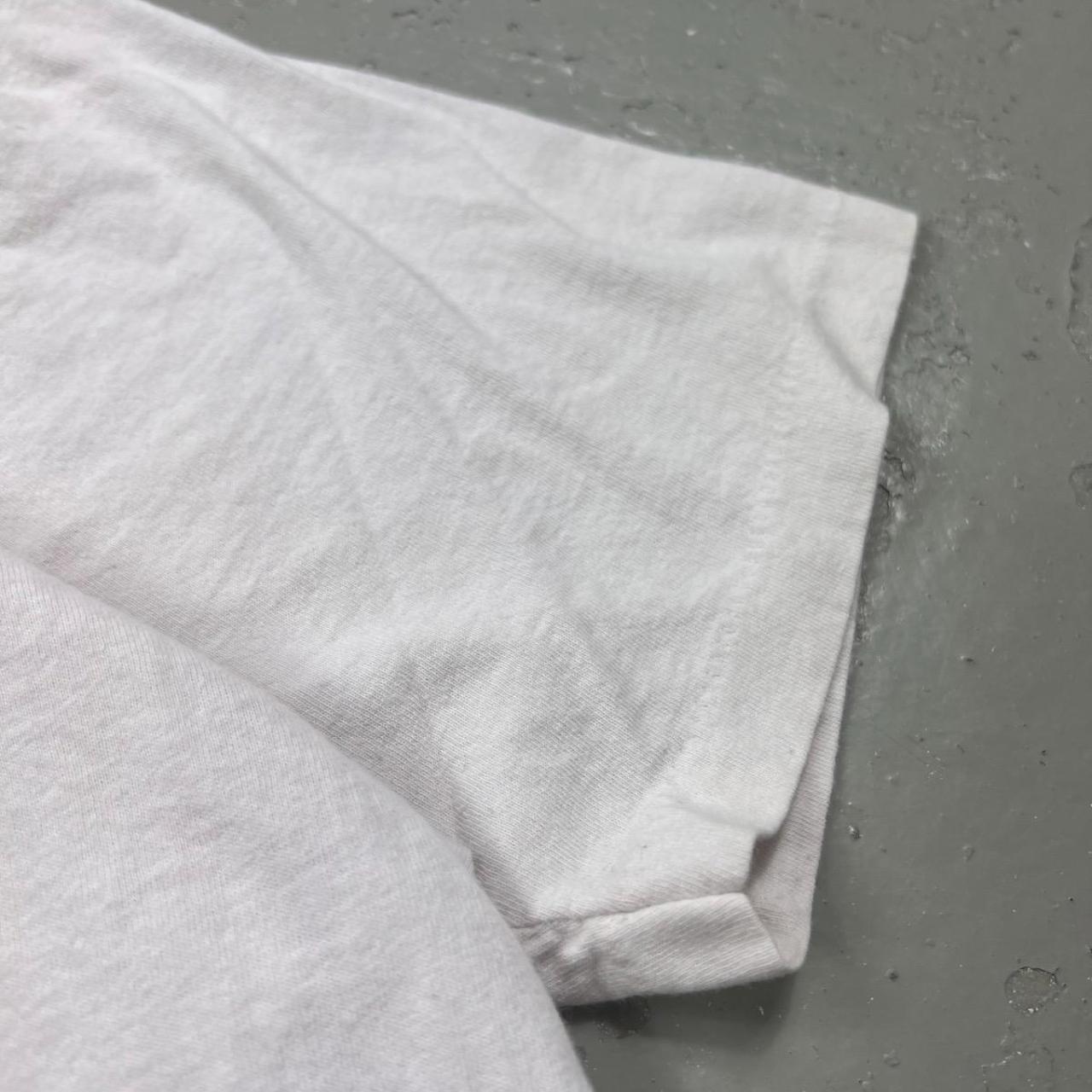 90s Airplane Shirt White Size XL Single Stitch - Depop
