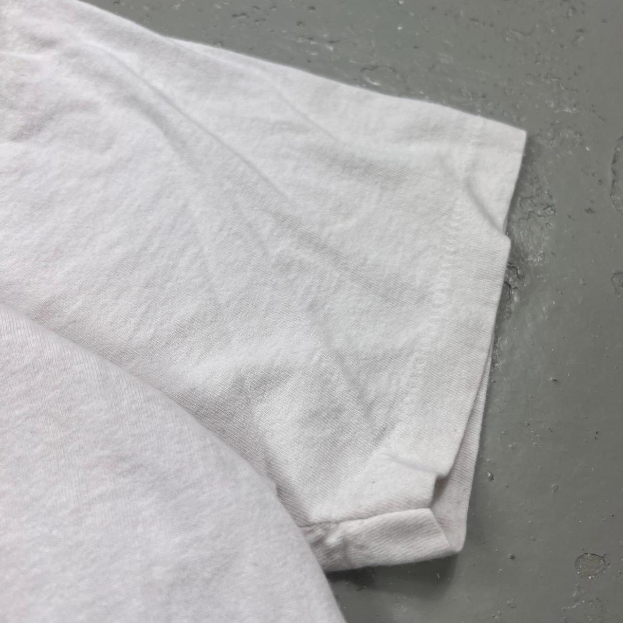 90s Airplane Shirt White Size XL Single Stitch - Depop