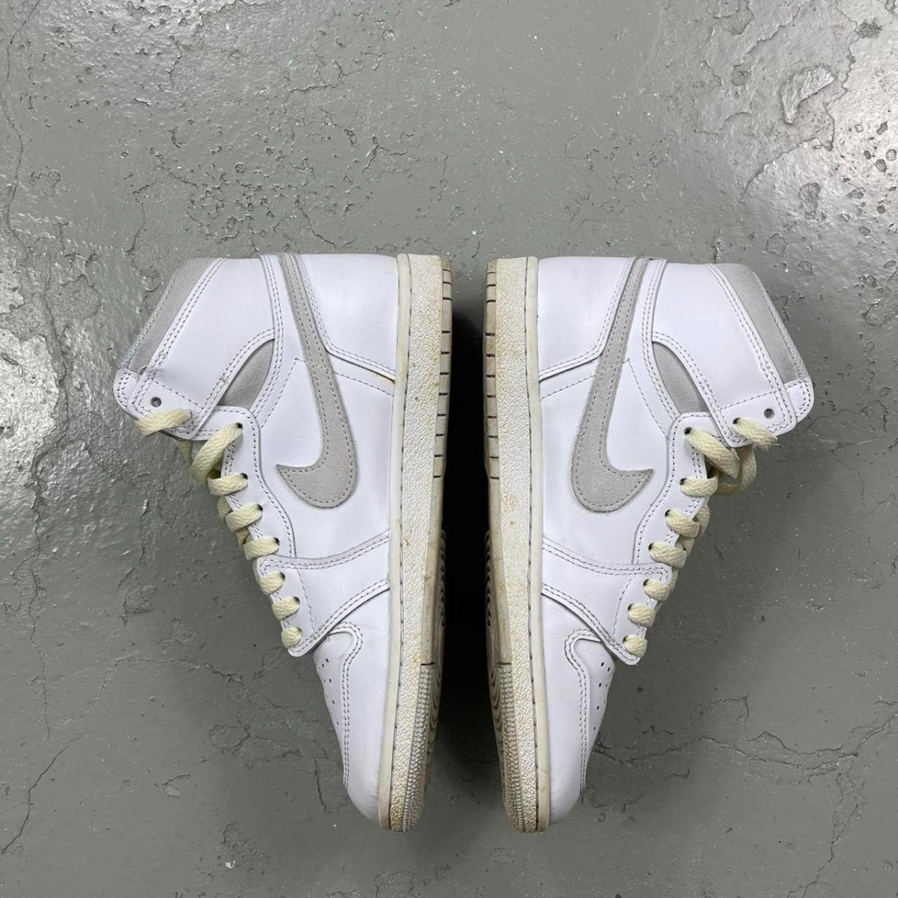 michael jordan wearing jordan 1 neutral grey