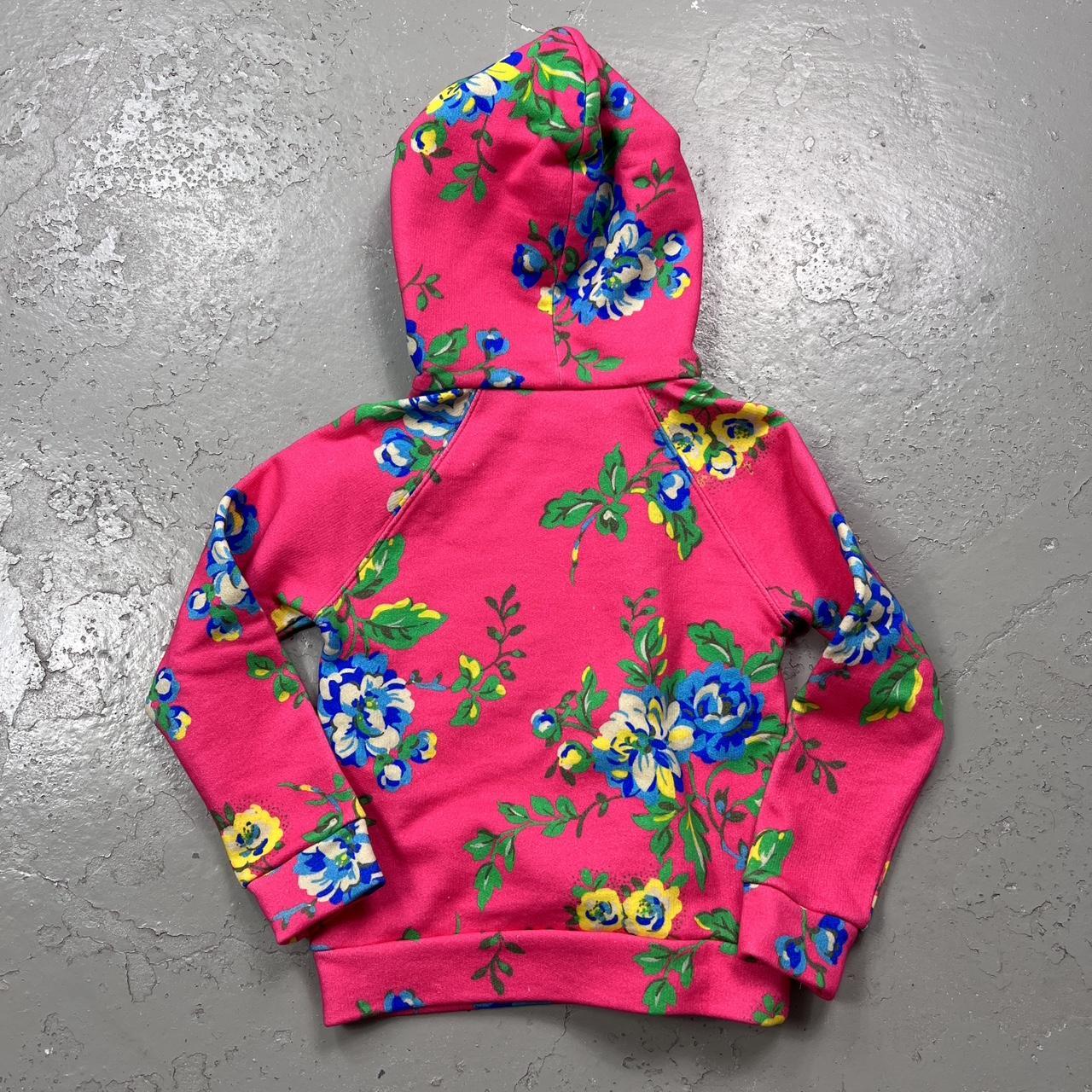 Gucci Hoodie Kids Pink Floral Size 5 - Depop