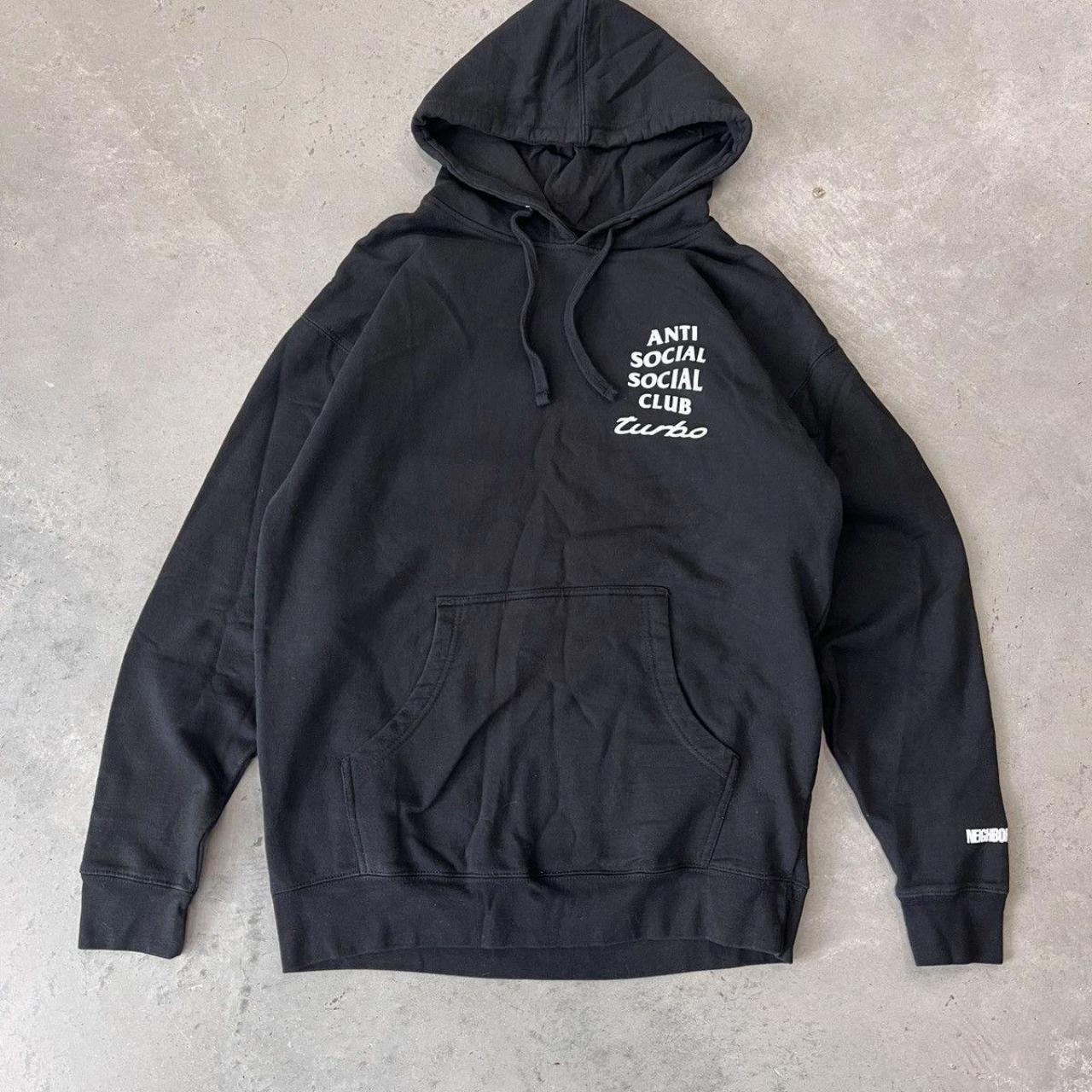 Assc x Neighborhood Hoodie Black Size Large