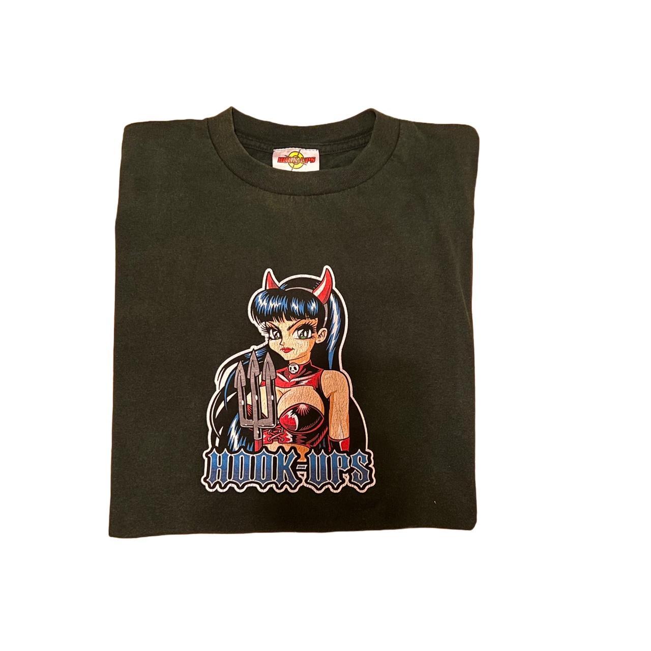 Hook-ups Devil Girl vintage shirt 22” x - Depop