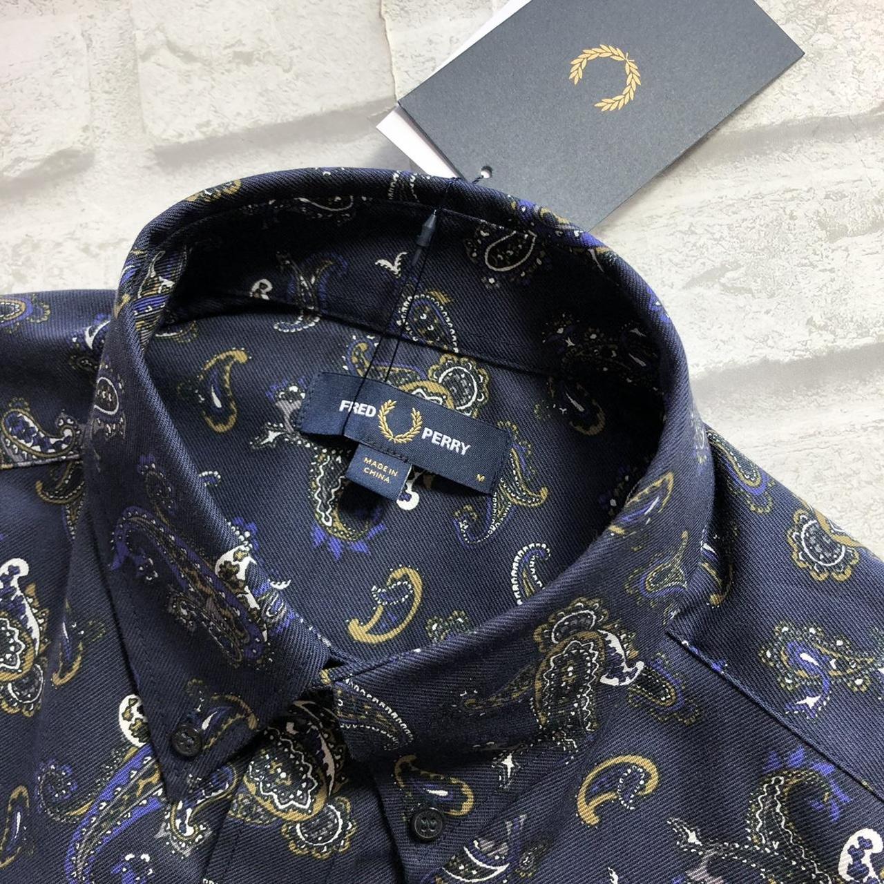 Fred perry 2024 paisley shirt