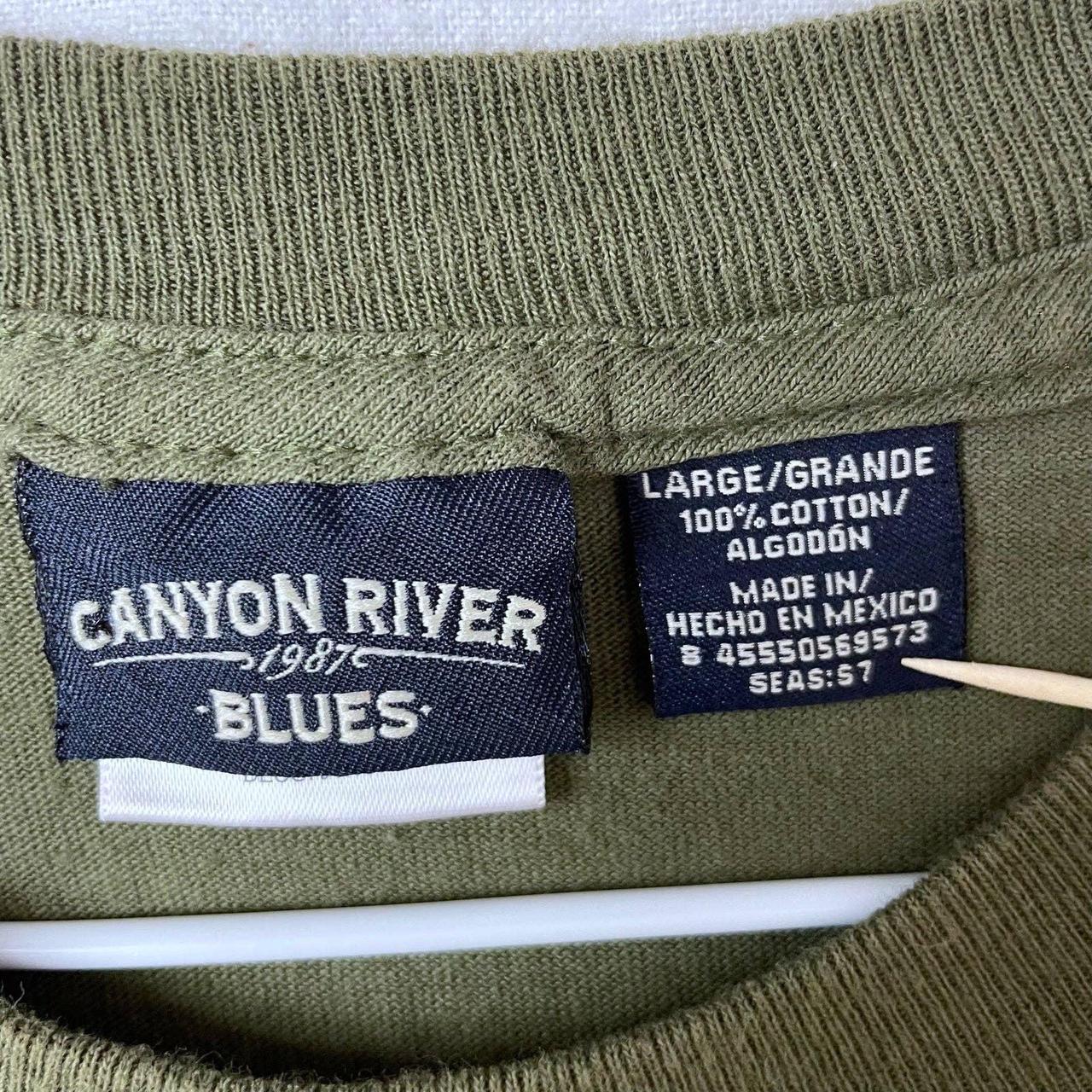 Canyon River Blues Men's Green T-shirt (4)