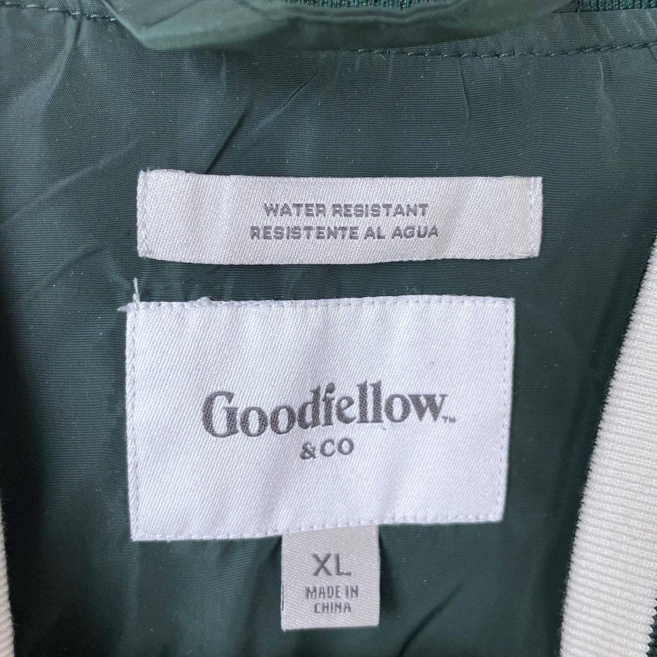 Mens Green Goodfellow & Co Varsity Jacket. Snap up.... - Depop