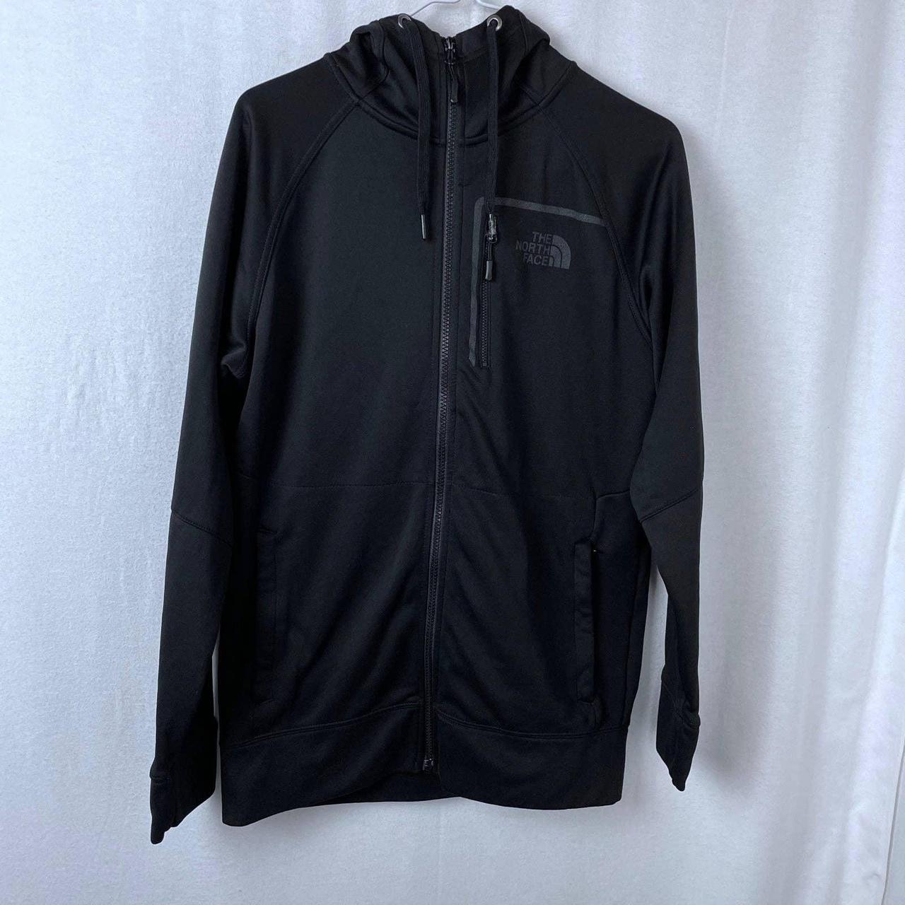 Black The North Face Full Zip Hoodie Jacket. Size... - Depop