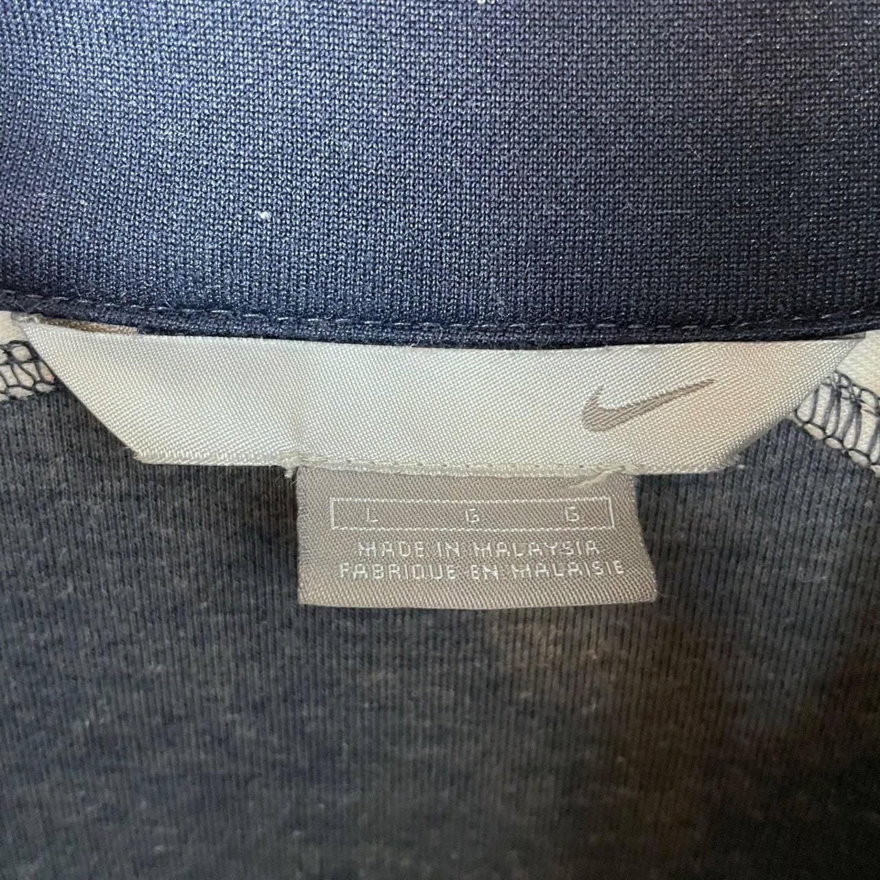 Vintage 90s Early 2000s Nike Gray Tag Full Zip Track... - Depop