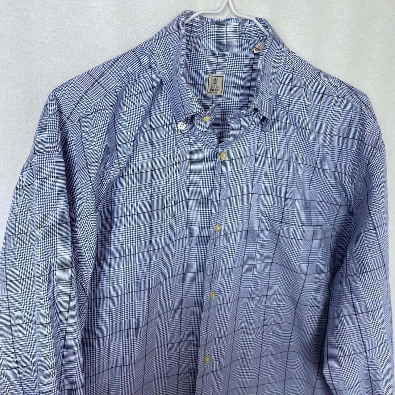 Blue Peter Millar Casual Button Down Shirt. Size... - Depop