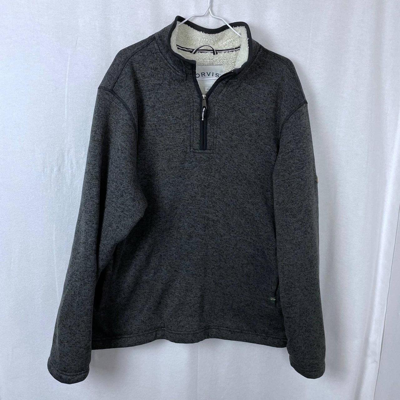 Orvis Men's Grey Sweatshirt | Depop