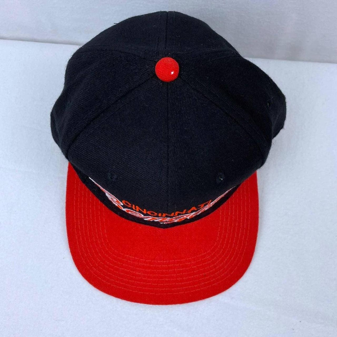 Vintage Cincinnati Bengals Script Hat Adult 7 1/2 - Depop