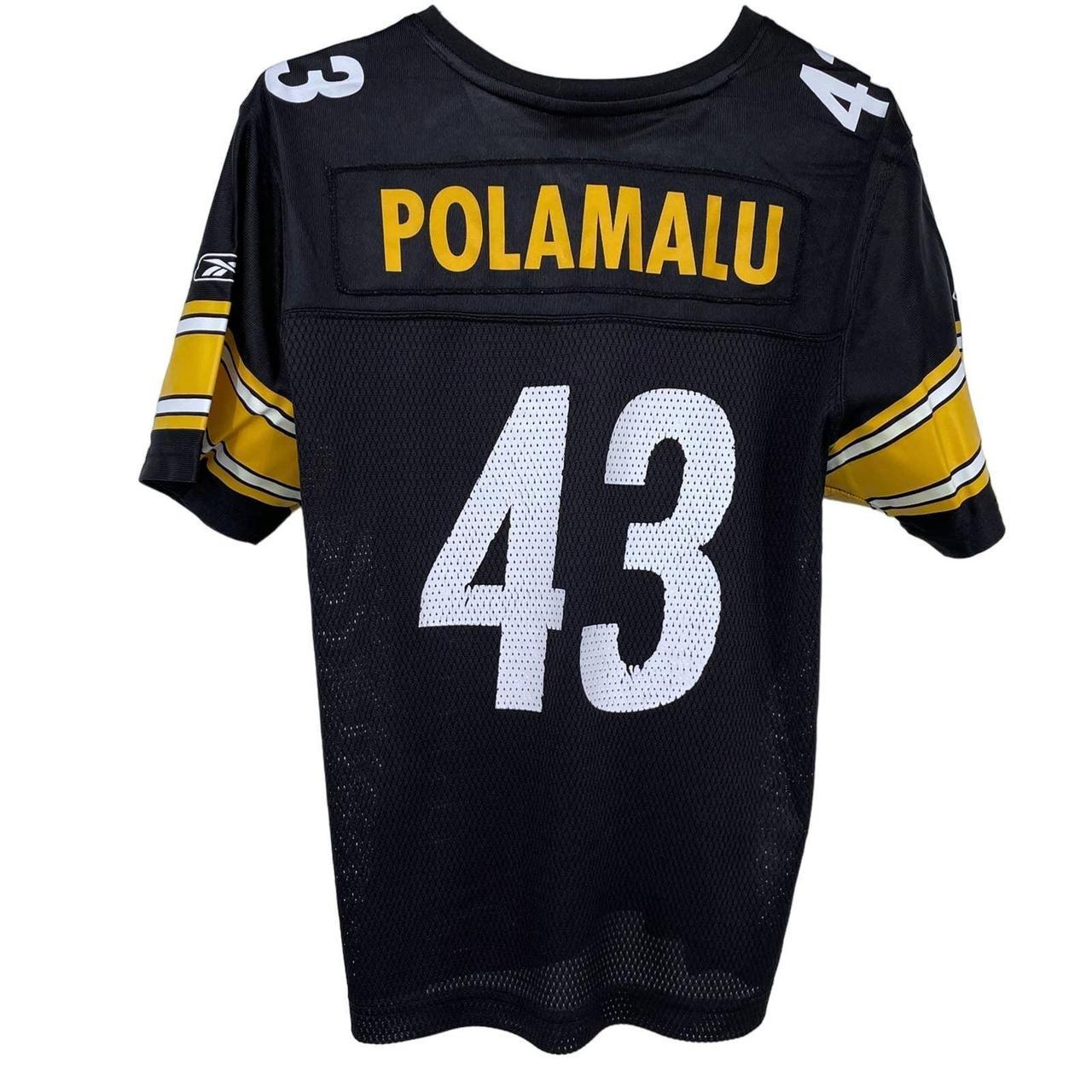 Pittsburgh Steelers Troy Polamalu Nfl Reebok Jersey Size Xl