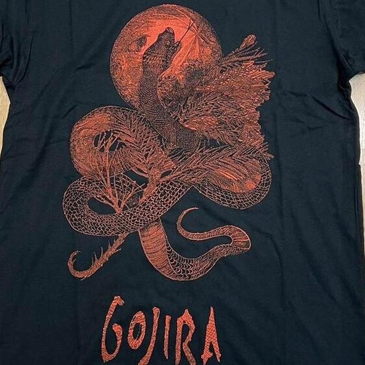 Damen Gojira Branches Logo T-Shirt - Offizielles Merchandise Mit V-Ausschnitt