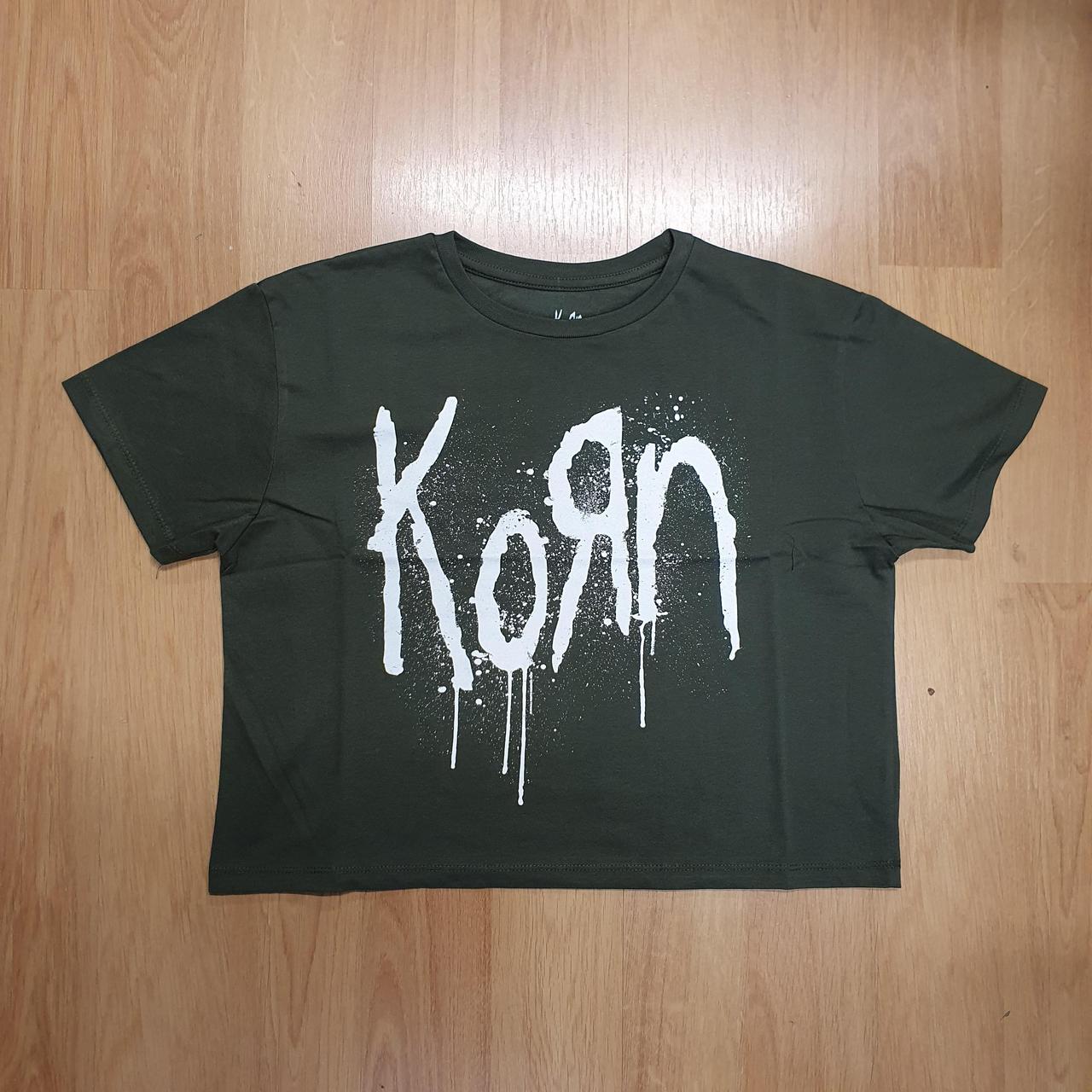 KORN LADIES CROP TOP: STILL A FREAK (BACK PRINT)... - Depop