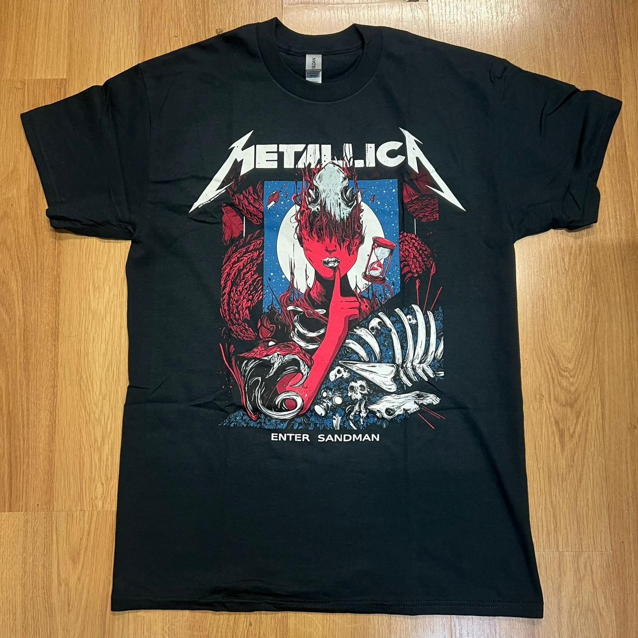 Metallica enter sandman t shirt hotsell